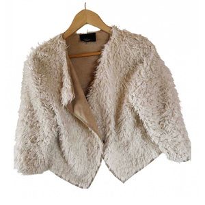 Faux fur jacket